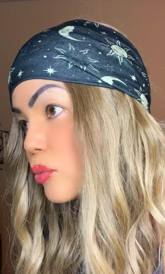Bandana sol, luna y estrellas